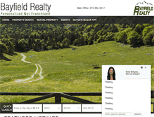 Tablet Screenshot of bayfieldrealty.com